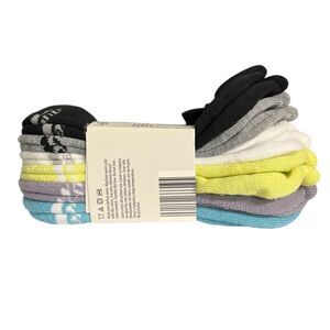 6 Pack Crane No Show Cushion Socks Womens Sz 4-10 Multicolor Arch Mesh Comfort
